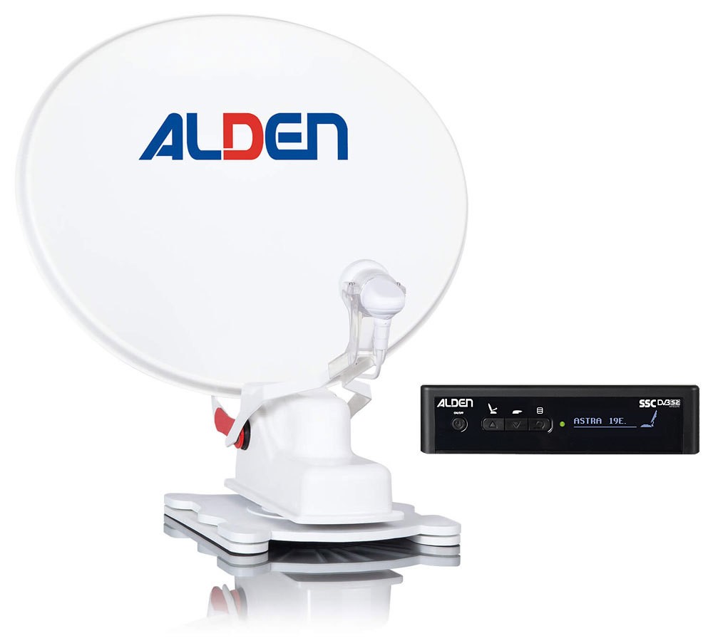Alden Onelight 65 HD mit S.S.C. HD-Steuermodul – Camping Sat-Anlage TWIN LNB