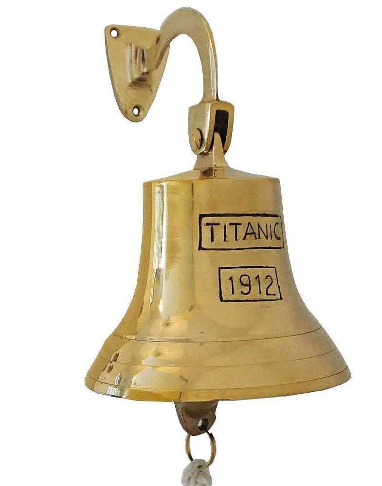 Schiffsglocke Titanic 1912 Messing Glocke Nostalgie Maritim 14 cm