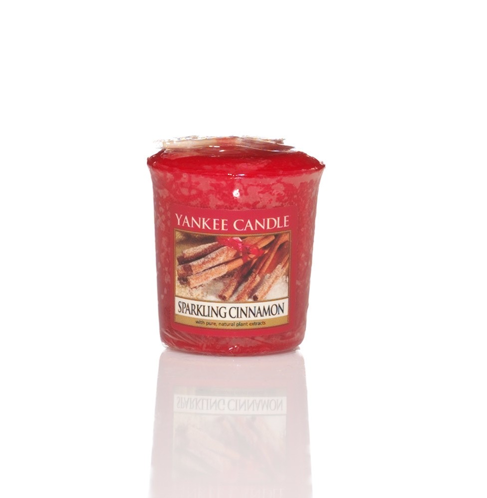 Yankee Candle Votivkerze Sparkling Cinnamon 49 g