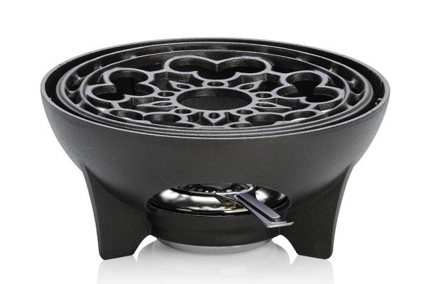 Le Creuset Rechaud Gusseisen Schwarz