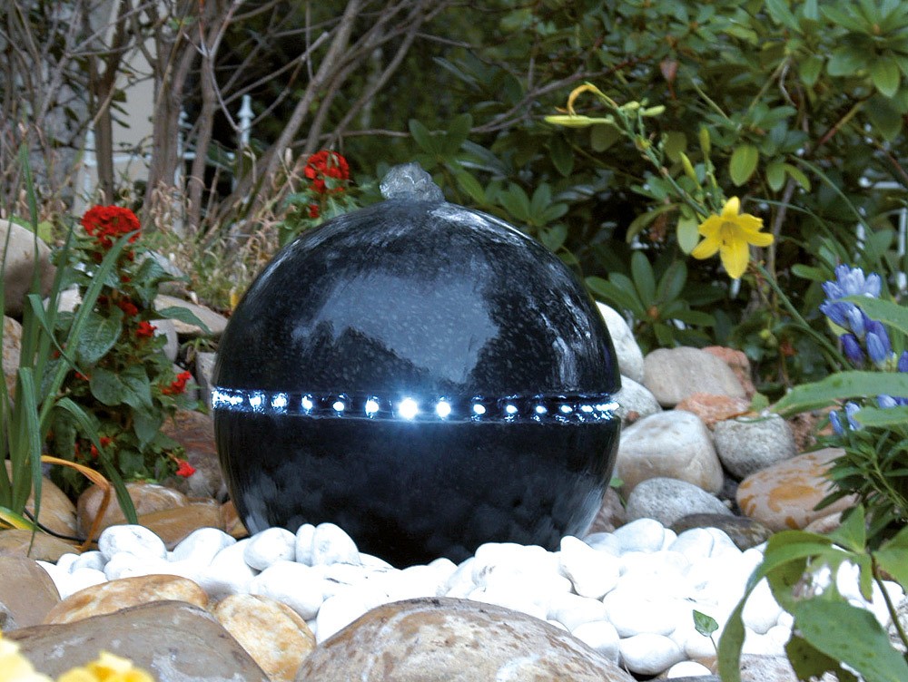 Ubbink AcquaArte Dubai Gartenbrunnen Set LED Springbrunnen