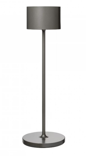 blomus Tischleuchte FAROL kabellos dimmbar LED Akku Outdoor Burned Metal
