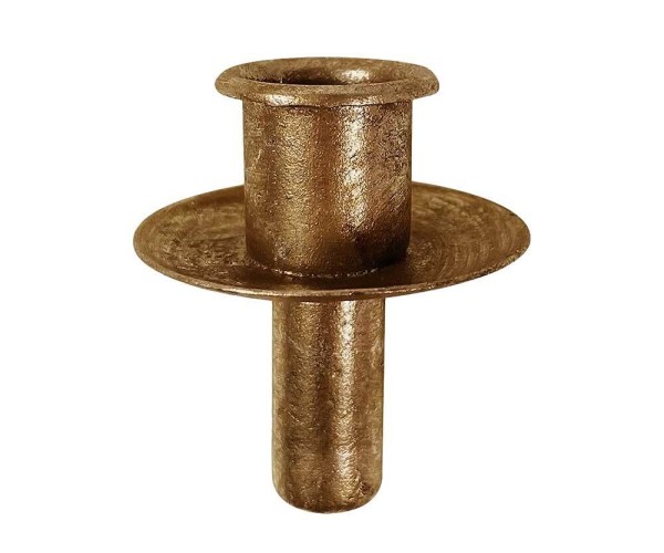 Kerzenhalter für Flaschen Gold Kerzenhalteraufsatz Flaschenaufsatz Antil-Stil