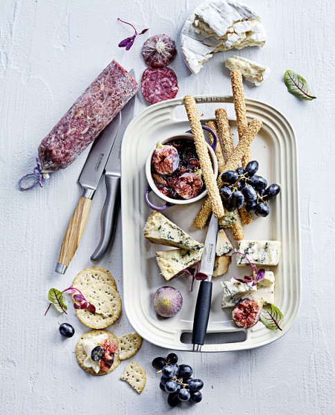 Le Creuset Santokumesser 18cm Holzgriff