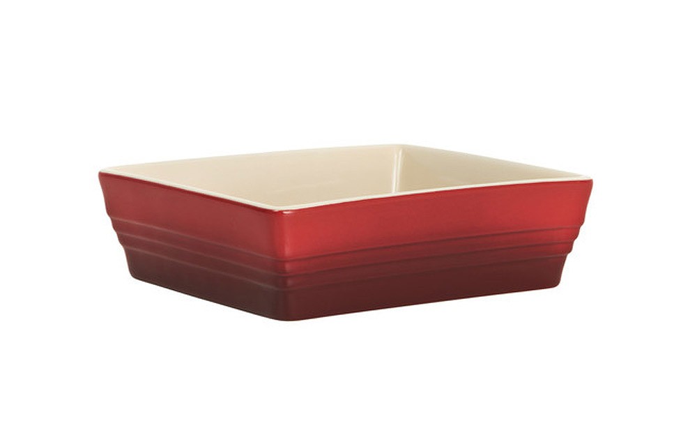 Le Creuset Auflaufform Klassik Steinzeug Kirschrot 19x16cm Le Creuset Auflaufform Klassik Steinzeug Kirschrot 19x16cm