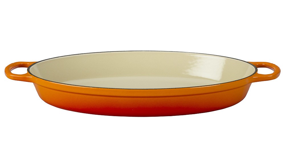 Le Creuset Auflaufform Signature Oval Gusseisen Ofenrot 36cm Le Creuset Auflaufform Signature Oval Gusseisen Ofenrot 36cm