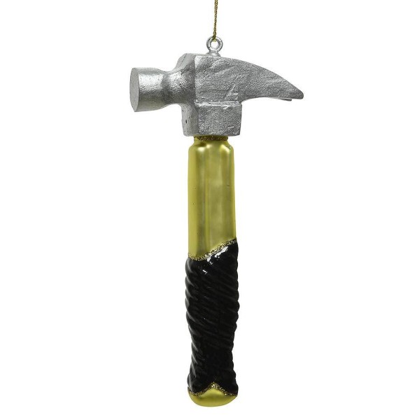 Christbaumschmuck Hammer Werkzeug Echt Glas Christbaumanhänger Weihnachten