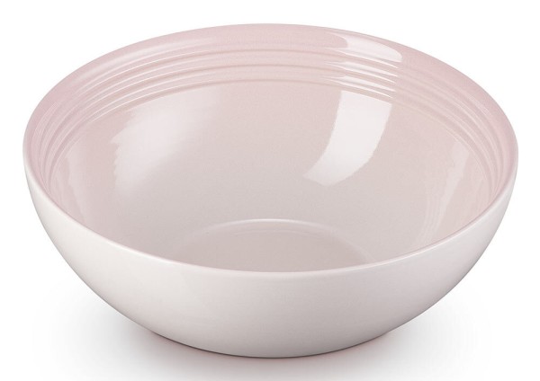 Le Creuset Salatschüssel Steinzeug Shell Pink 24cm