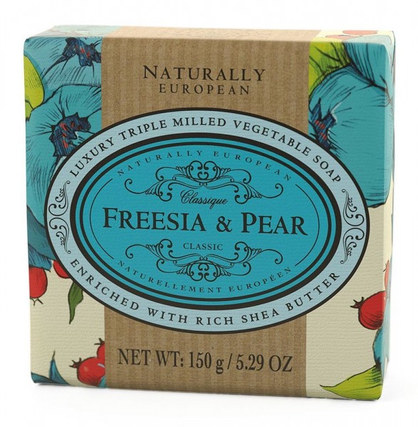 Naturally European Seife Freesia & Pear 150g