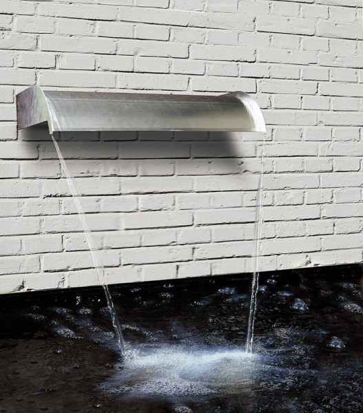Ubbink Nevada 60 LED SET Wasserfall-Set Edelstahl Beleuchtet
