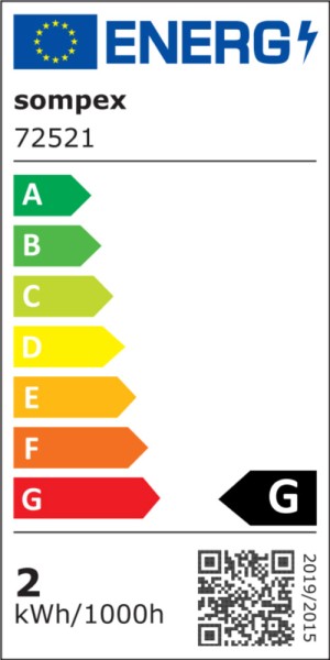 Sompex Flaschenleuchte TOP 2.0 Weiß LED RGBW mit Akku