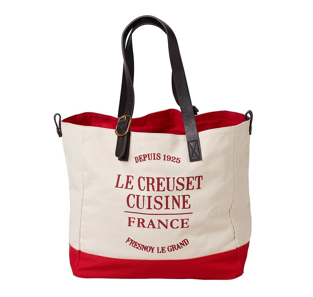 Le Creuset Classic Shopper Tasche 1925 - Nostalgie Kirschrot