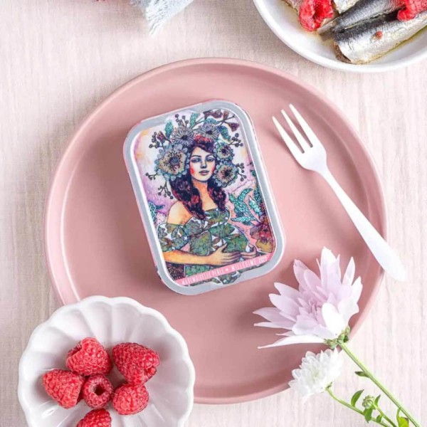 La Perle des Dieux Jahrgangssardinen 2023 Mademoiselle Perle - Dose 115 g