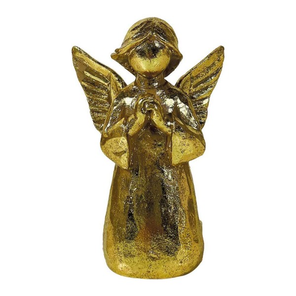 Engel Figur Schutzengel gold Statue kniend betende Hände Antik-Stil 13cm