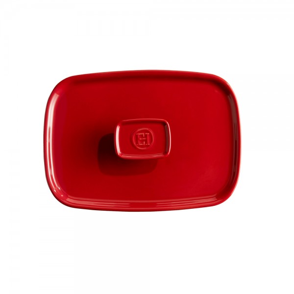 Emile Henry Deckel HR® ceramic für Gratinform Rot 25cm