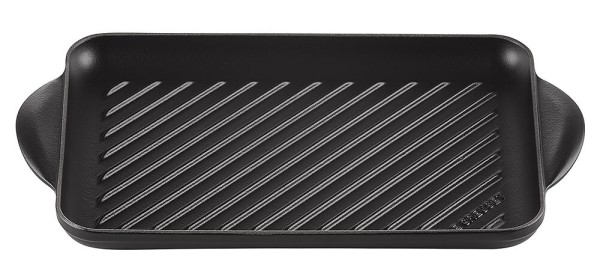 Le Creuset Grillplatte Rechteckig Gusseisen Schwarz 32cm