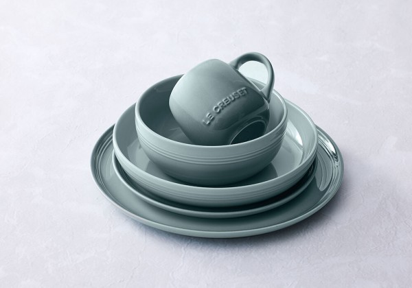 Le Creuset Suppenteller Coupe Steinzeug Sea Salt 22cm