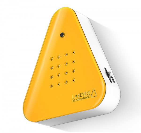 Lakesidebox Neon Orange Naturklänge Waldsee mit Bewegungsmelder Vogelgezwitscher