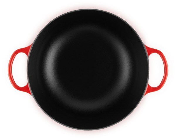 Le Creuset La Marmite Signature Familientopf Gusseisen Kirschrot 26cm