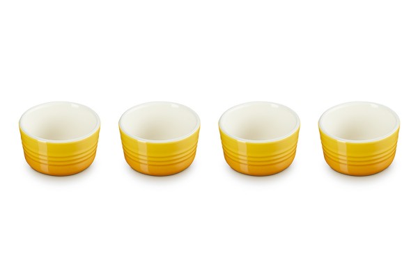 Le Creuset Förmchen 4er-Set Steinzeug Nectar Gelb 100ml