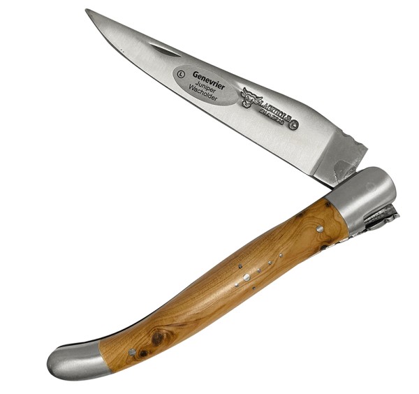 Laguiole en Aubrac Taschenmesser Wacholder (Genévrier) matt 12 cm