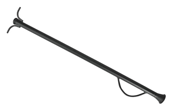 Boufadou Blasrohr Gusseisen Schwarz Flammenbläser Feuerrohr Kamin 72cm