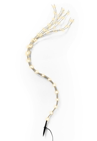 Lichterkette Micro LED Warmweiß 10 Stränge 60 LED Pflanzenbeleuchtung Timer 80cm