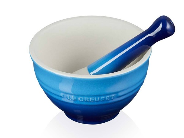 Le Creuset Mörser Steinzeug Azure Blau