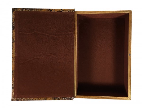 Hohles Buch mit Geheimfach Rosen Buchversteck Blumen-Deko Nostalgie