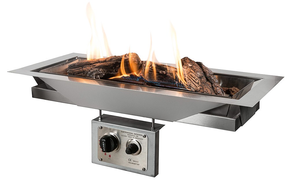 Happy Cocooning Feuertisch Einbaumodell rechteckig 690 x 320 x 233 mm