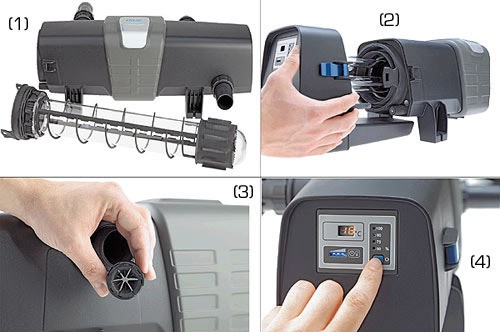 Oase Bitron Eco 240W UVC-Gerät Bypass-Technik