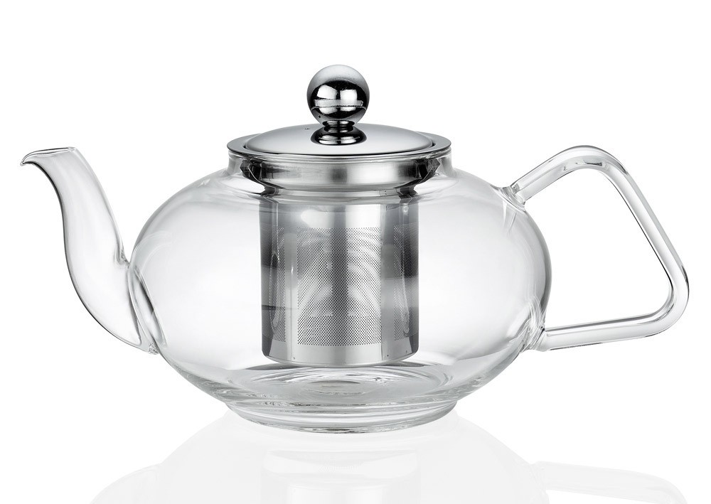 Küchenprofi Teekanne TIBET Glas mit Filtereinssatz Edelstahl 800ml