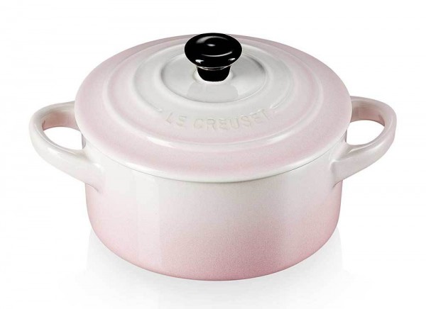 Le Creuset Mini Cocotte Steinzeug Shell Pink 10X5cm