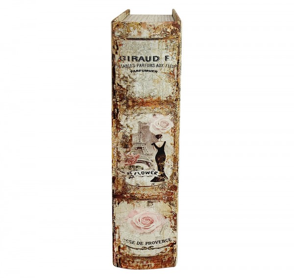 Hohles Buch Eiffelturm Paris mit Geheimfach Vintage Buchversteck Antik-Stil