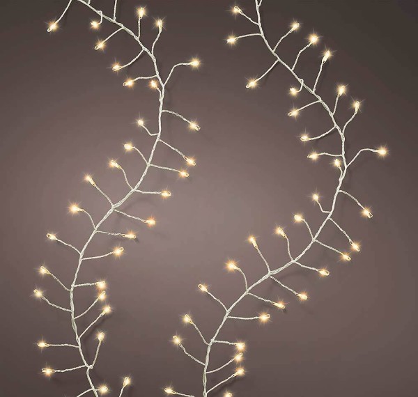 Lichterkette für Haustür Türrahmen 550 cm 440 LED warmweiß Außen Innen 8 Modi