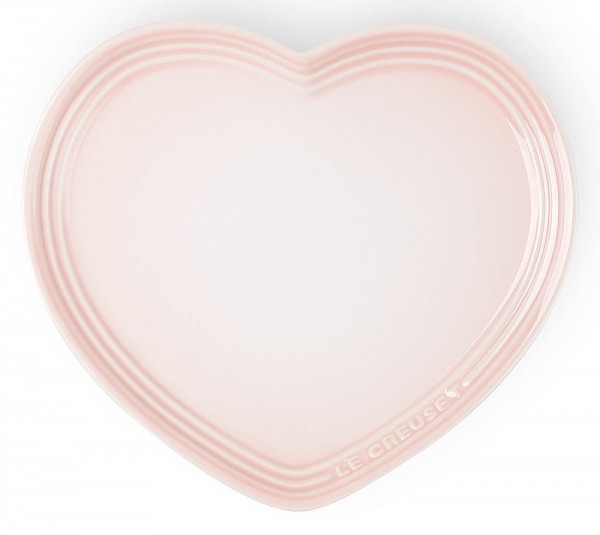 Le Creuset Herzteller Steinzeug Shell Pink 23cm