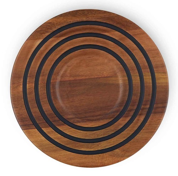Le Creuset Magnetischer Untersetzer aus Akazienholz 20cm