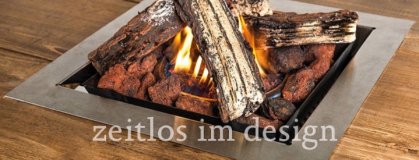 Happy Cocooning Feuertisch Einbaumodell quadratisch 390 x 390 x 233 mm