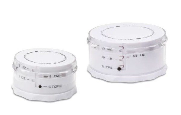 Adjust-A-Burger Burgerpresse SET Verstellbar 2-teilig Mini und Standard