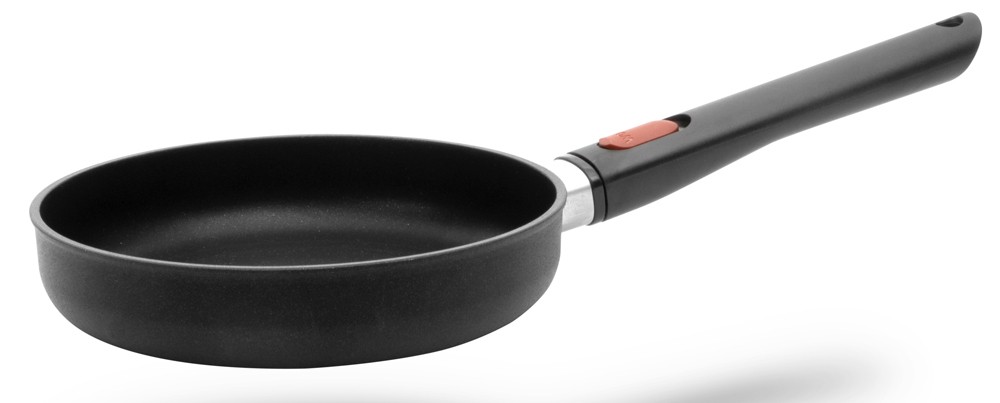 Woll Bratpfanne Flach Eco Lite Induktion Aluguss PFAS-frei abnehmbarer Stiel 20cm