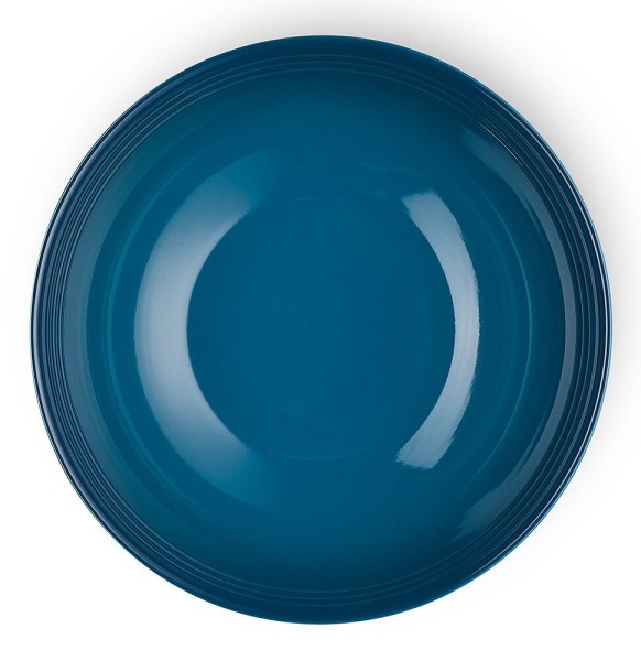 Le Creuset Salatschüssel Steinzeug Deep Teal 24cm