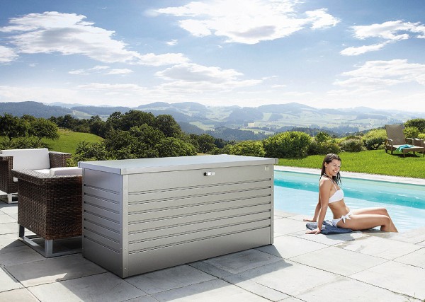 Biohort Freizeitbox 160 High Aufbewahrungsbox 160x79x83cm Quarzgrau-Metallic