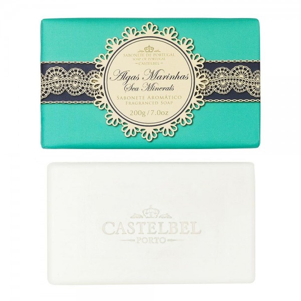 Castelbel Gourmet Seife Sea Minerals (Meeresmineralien) Olivenöl-Seife - 200g