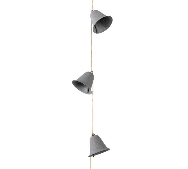 Glocken Girlande Weihnachten Zink Weihnachtsdeko 180cm