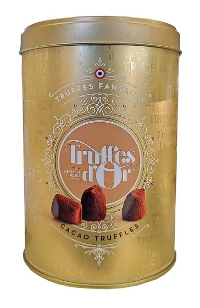Mathez Truffes Fantaisie Schokoladentrüffel Truffes d'Or in Metalldose 500g