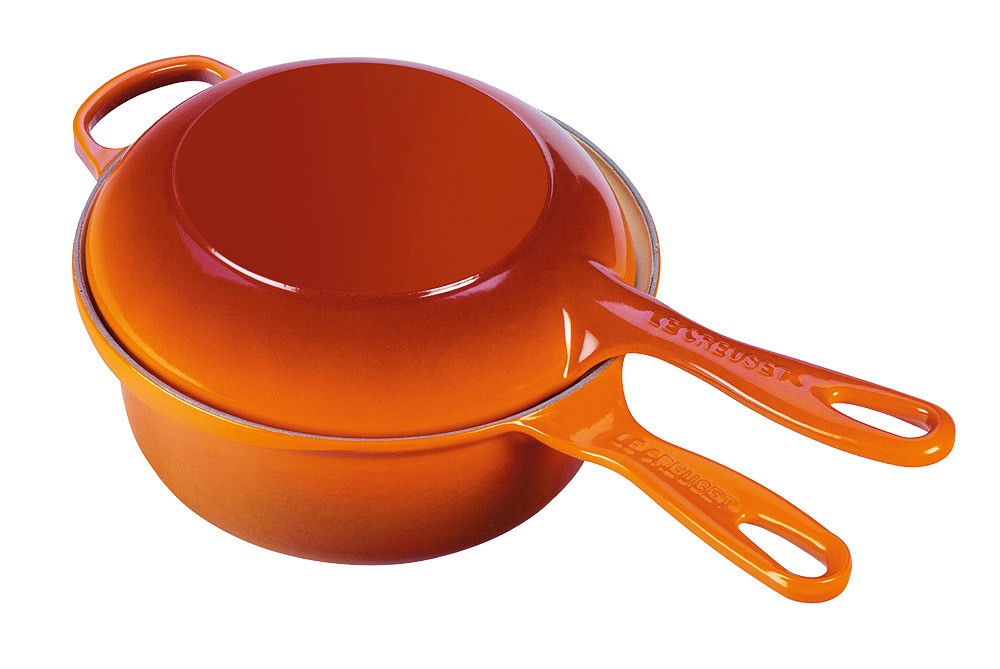 Le Creuset Marmitout 2 in 1 Gusseisen Ofenrot 26cm
