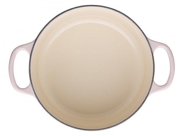 Le Creuset Bräter Signature Rund Gusseisen Shell Pink 24cm