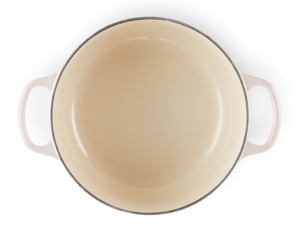Le Creuset Bräter Signature Rund Gusseisen Shell Pink 20cm