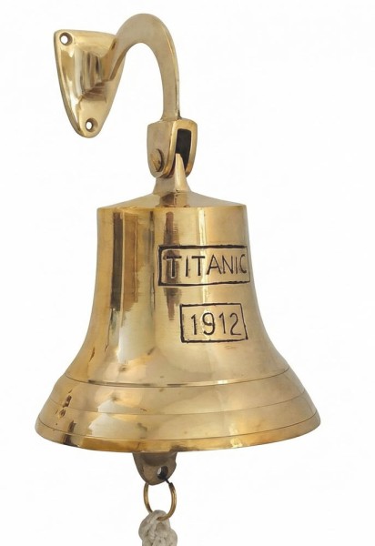 Schiffsglocke Titanic 1912 Messing Glocke Nostalgie Maritim 14 cm