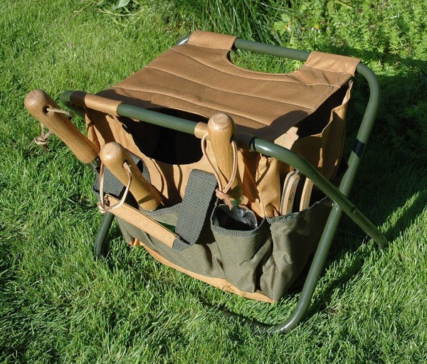 Praktischer Hocker für Gartenarbeit Gartenhocker Klappbar Halter Gartenwerkzeug